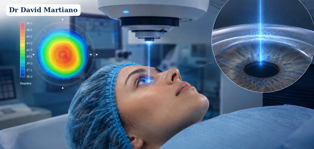 Chirurgie LASIK au laser — Dr David Martiano, Nice